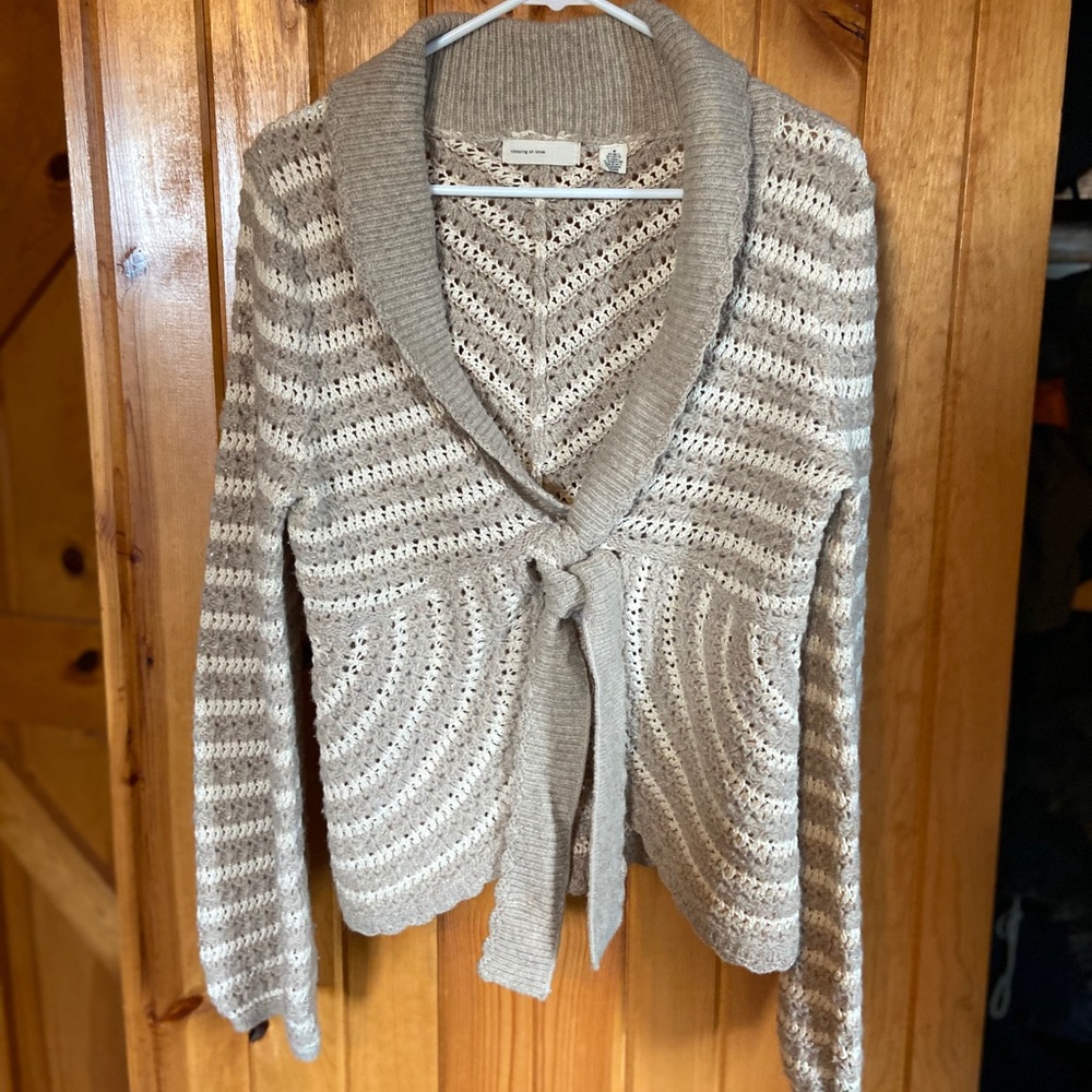 Anthropologie Wrap Sweater -Sleeping on Snow